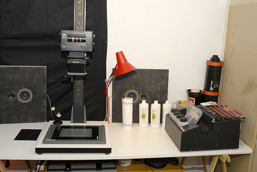 darkroom of HMW with Durst Modular 70 and Jobo Duolab