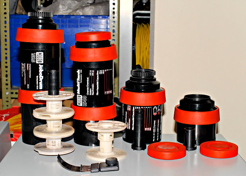 variouse Jobo film-developement-tanks