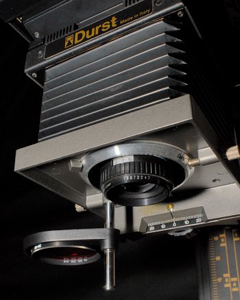 darkroom projector with Nikkor lens