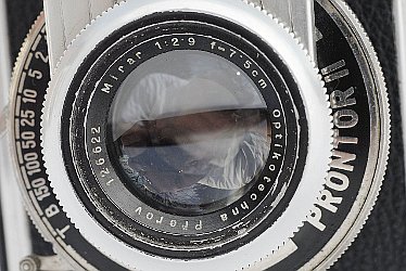 Flexaret I mit seltenem Aufnahmeobjektiv 2.9/75mm