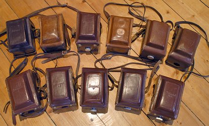 variouse ever-eady-cases for Flexaret cameras